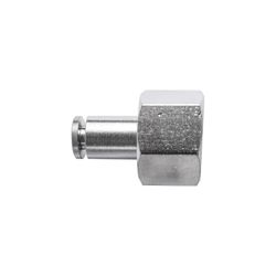 Metal Pu Fitting Straight 4mm 1/4